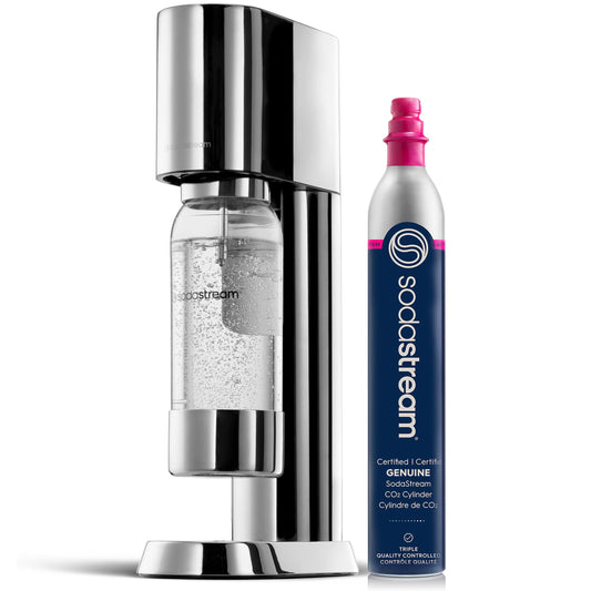 SodaStream Enso Sparkling Water Maker Value Bundle - includes CO2, Carbonating Bottles and Bubly Drop Flavors