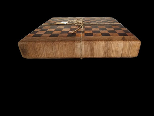 Handmade Butcher Block - Exotic Hardwood Cutting Board for Kitchens
