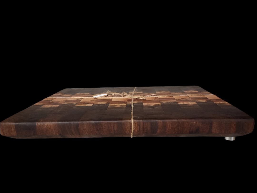 Butcher Block β Handcrafted Black Walnut, Tigerwood & Maple Board