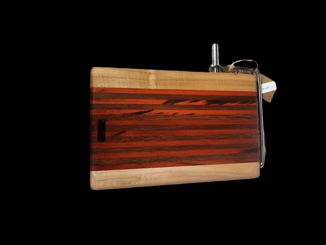 Cheese Slicer – Artisan Caribbean Walnut, Ambrosia Maple & Padauk Wood