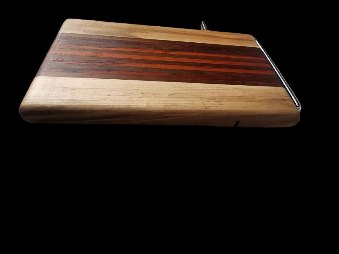 Cheese Slicer Handmade with Ambrosia Maple & Walnut - 6"x9"