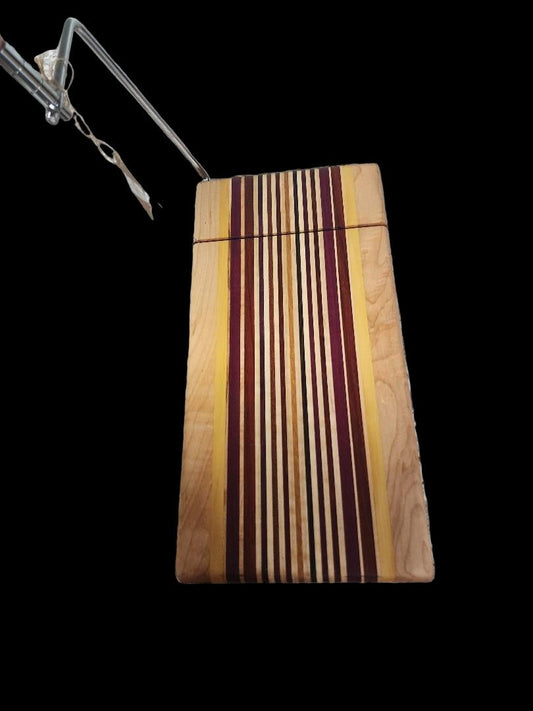 Handmade Large Cheese Slicer - Vibrant Exotic Hardwood Kitchen Tool