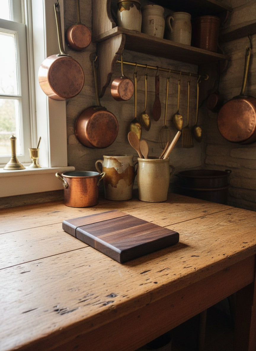 Premium Black Walnut Cheese Slicer – 6" x 9" x 3/4"