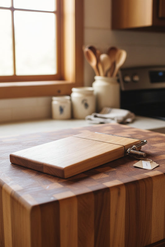 6 × 9 × 3/4" Cherry Cheese Slicer