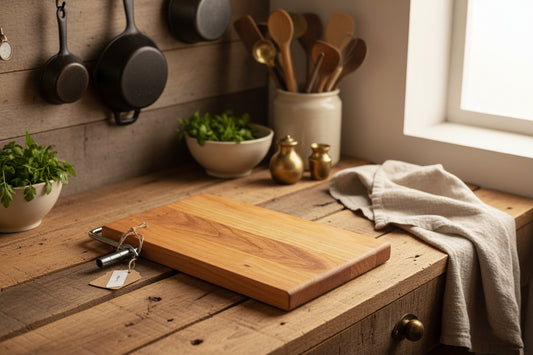 6 × 9 × 3/4" Cherry Cheese Slicer