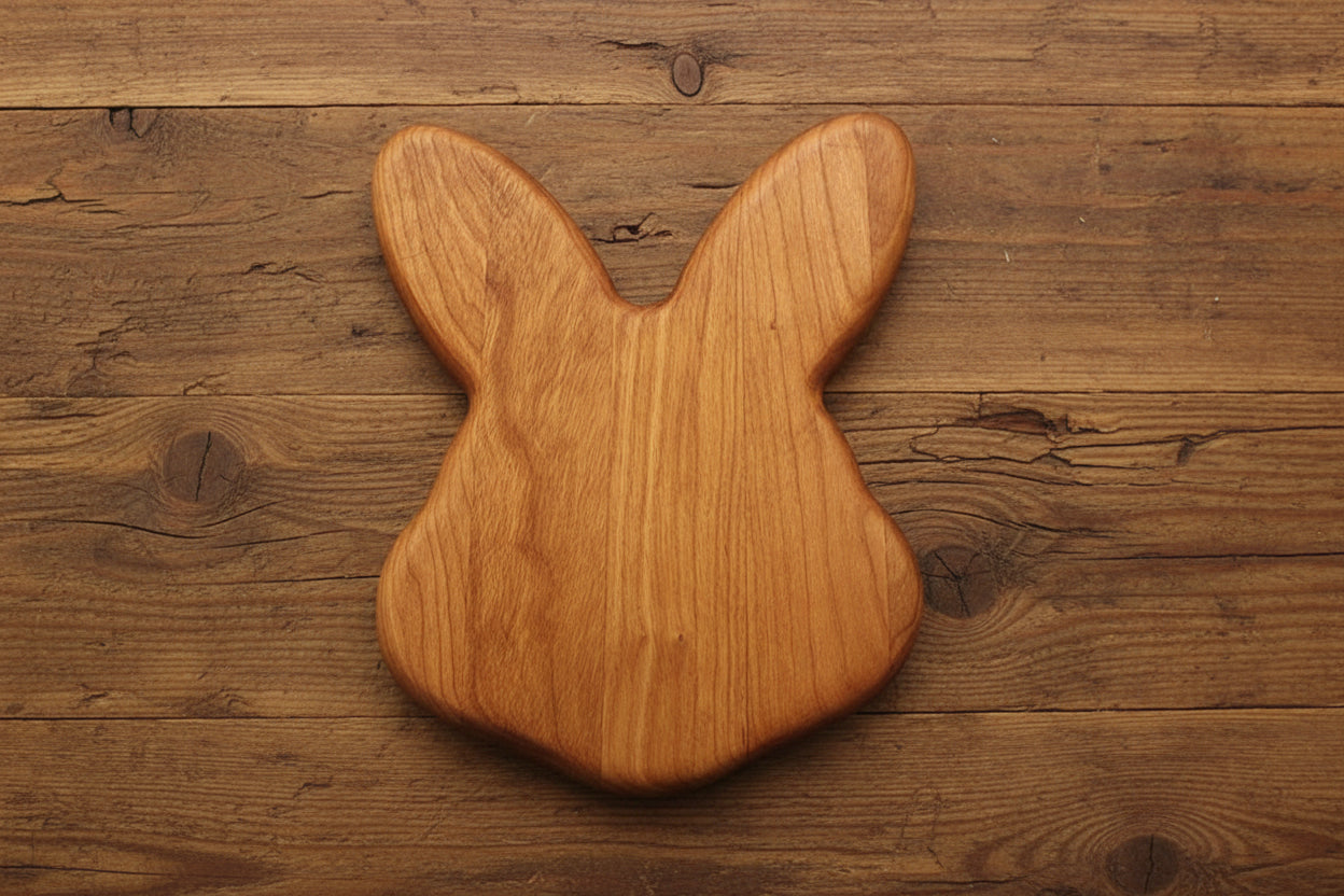 9" Cherry Easter Bunny Board