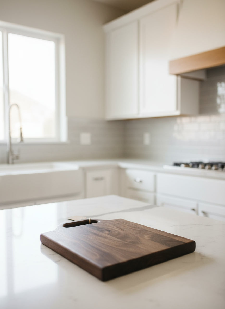 Black Walnut Cutting Board – Rich Grain, Everyday Function, Artisan Feel