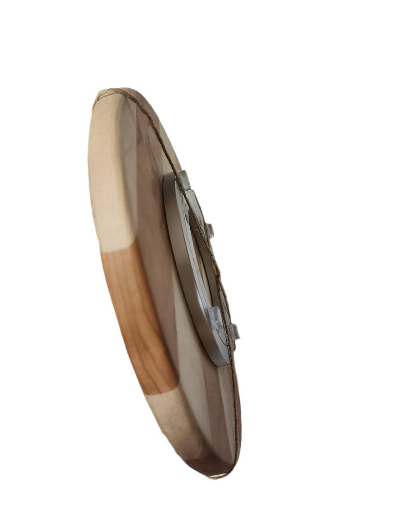 Handmade 10" Hard Maple & Cherry Lazy Susan – Functional Art for Your Home