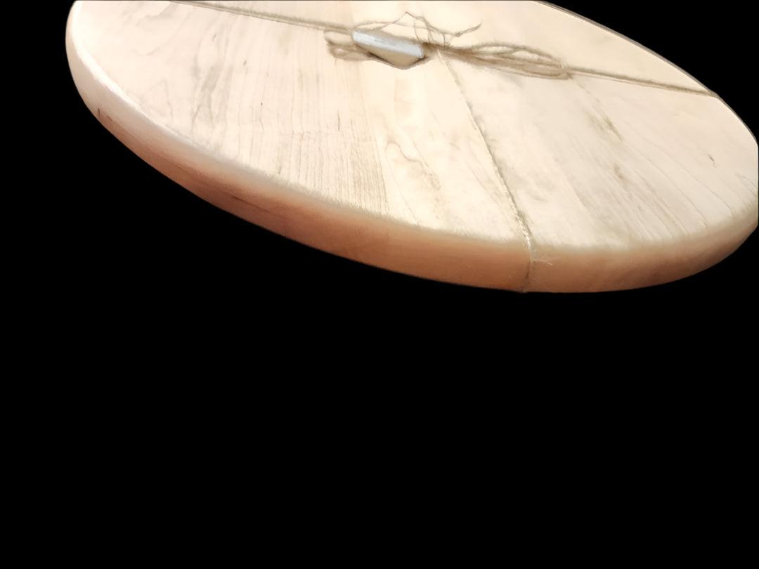Large Lazy Susan - Handcrafted Hard Maple 16" Turntable