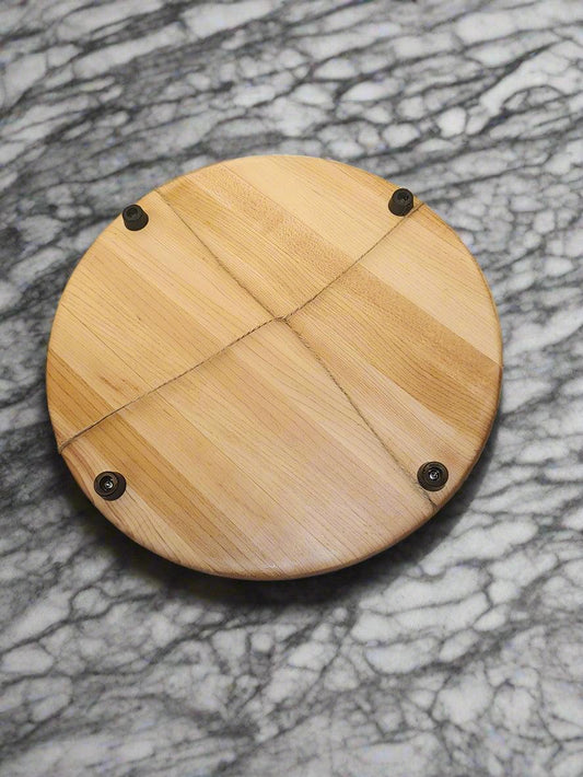 Handcrafted Wooden Trivet – 10" Round Hard Maple