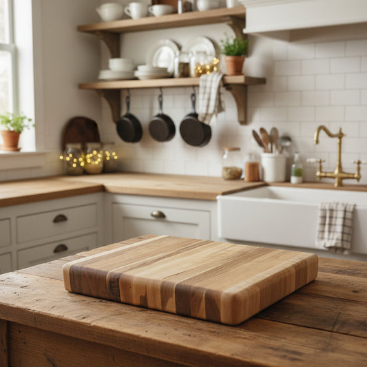 Handcrafted Hard Maple Cutting Board — 8x11x1.5"