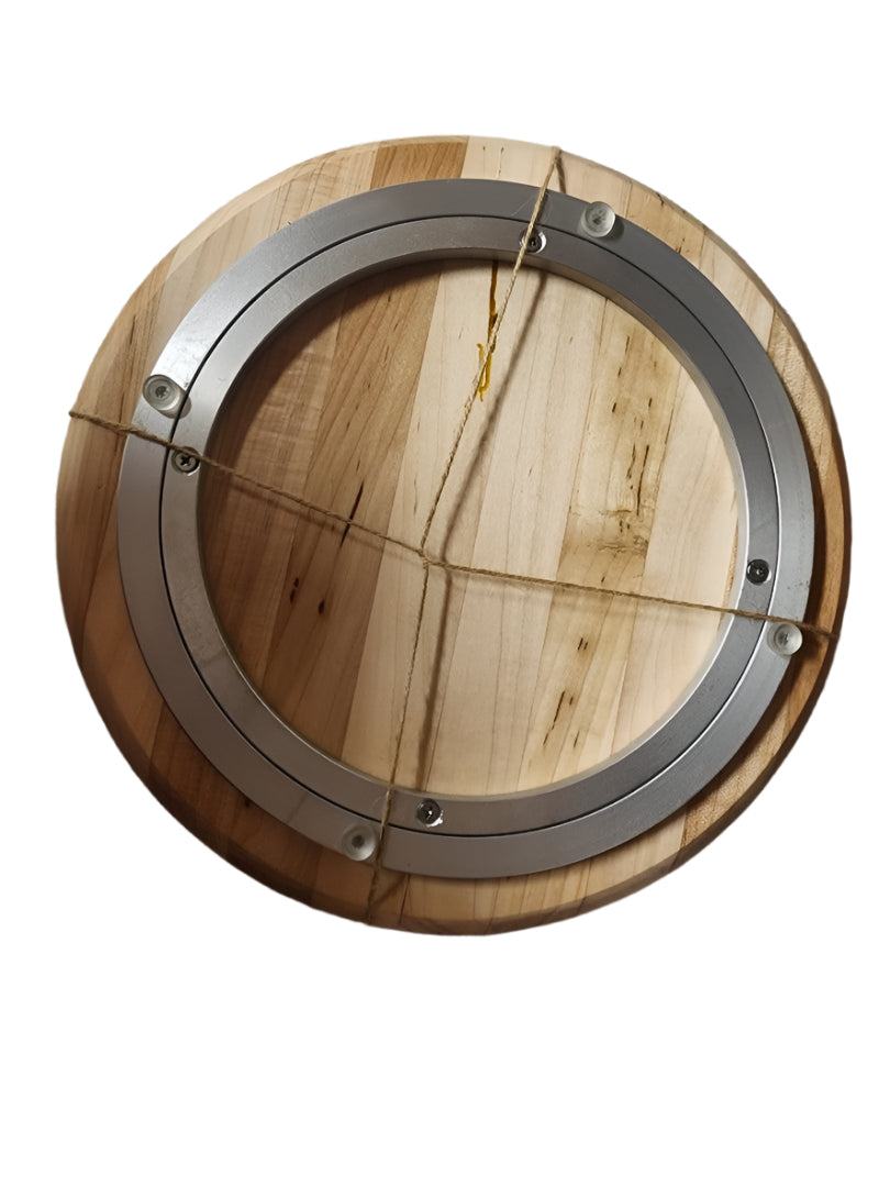 Wooden Lazy Susan - Handcrafted 12” Hard Maple Turntable