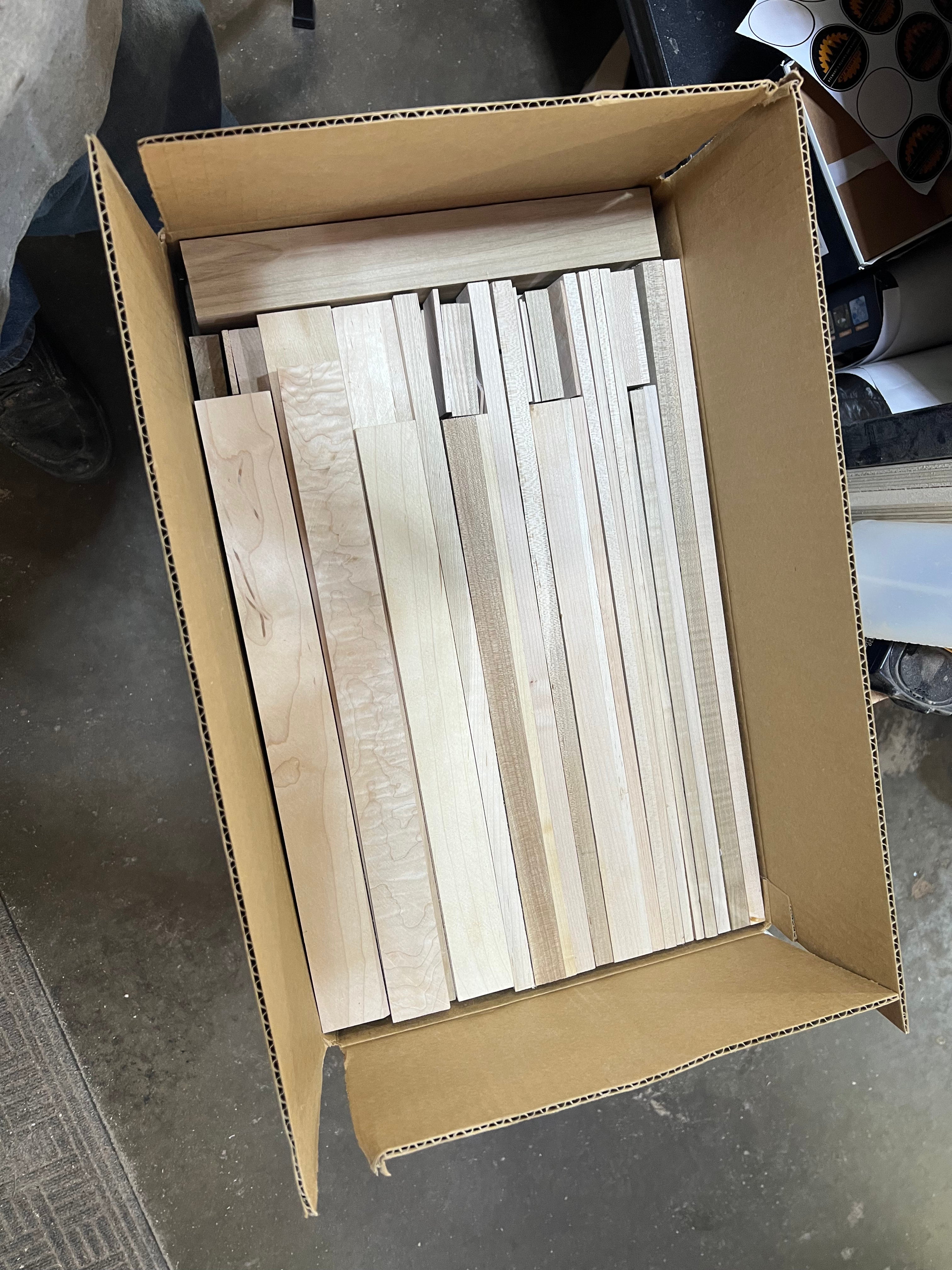 Hardwood Craft Wood Boxes
