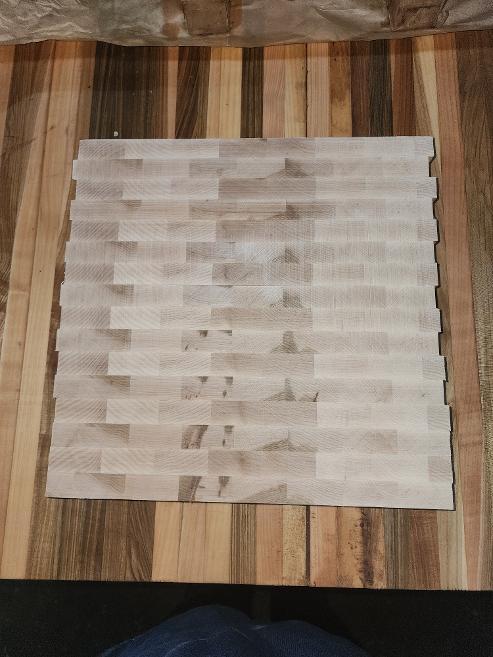 Northern White Hard Maple End Grain Cutting Board Blank