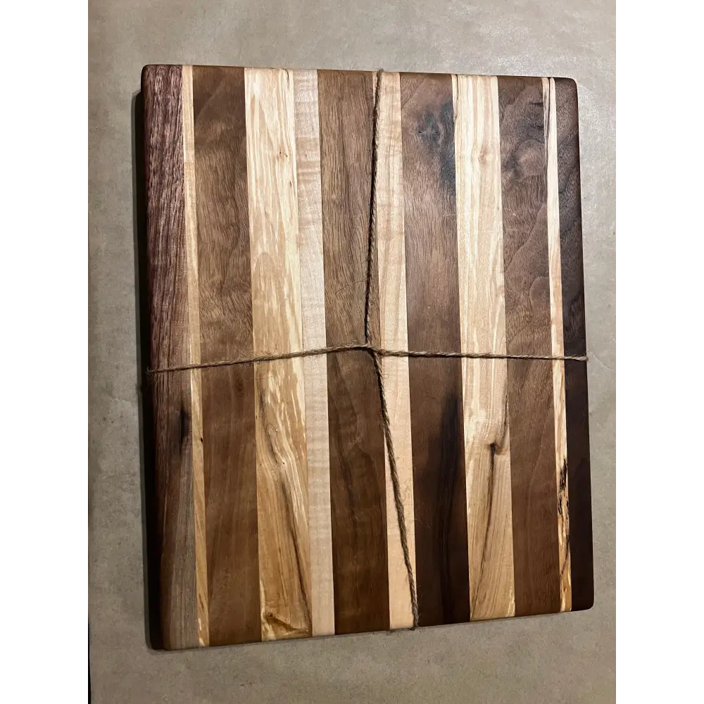 10’’ x 13’’ x 1’’ Handmade Cutting Board - Black Walnut Spalted Hard Maple Eco-Friendly (SB-3722) - Cutting Board