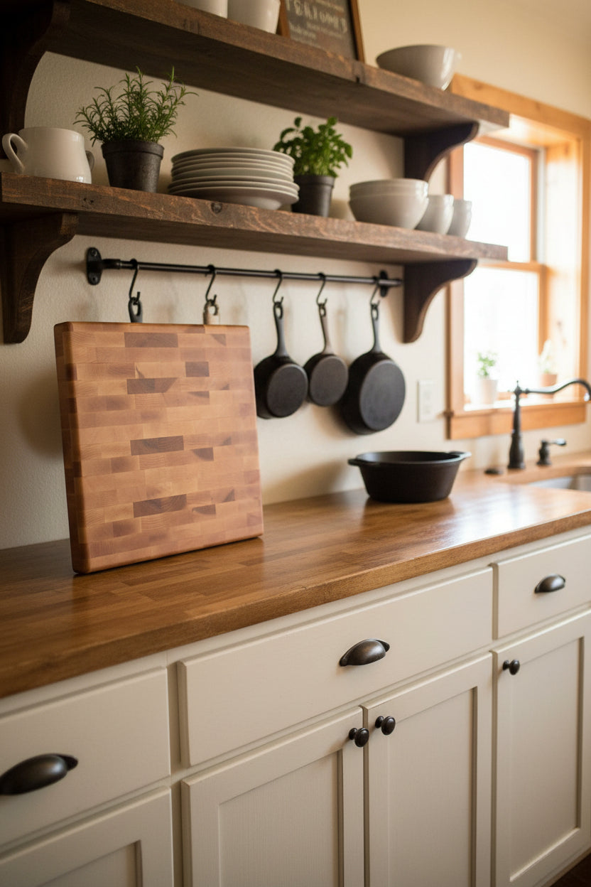 12x12 End Grain Maple Cutting Board