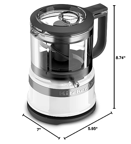 KitchenAid 3.5 Cup Food Chopper KFC3516CU, Contour Silver