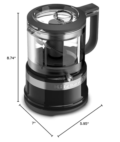 KitchenAid 3.5 Cup Food Chopper KFC3516CU, Contour Silver