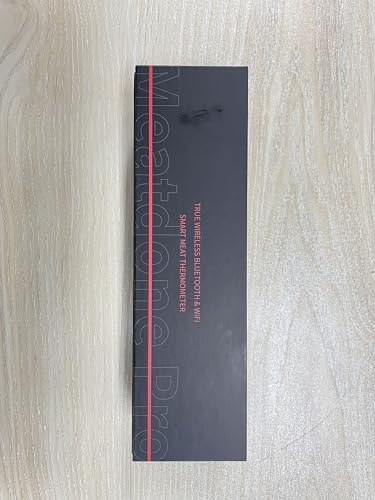 Pro Smart WiFi Wireless Meat Thermometer, Unlimited Range, Improved Stability, Ultra-Thin Probe, Bluetooth Digital Food Thermometer for Remote Monitoring of Oven/Kitchen/BBQ/Grill/Rotisserie