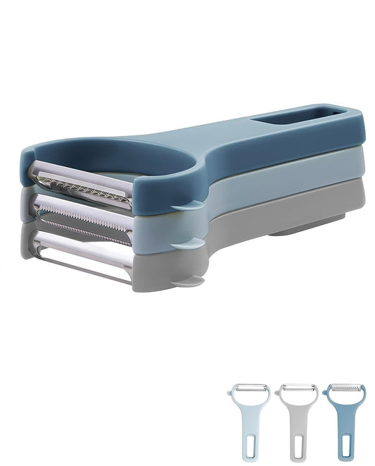 Vegetable Peeler Set 3-Piece Kitchen Peelers for Potato, Veggie, Fruit