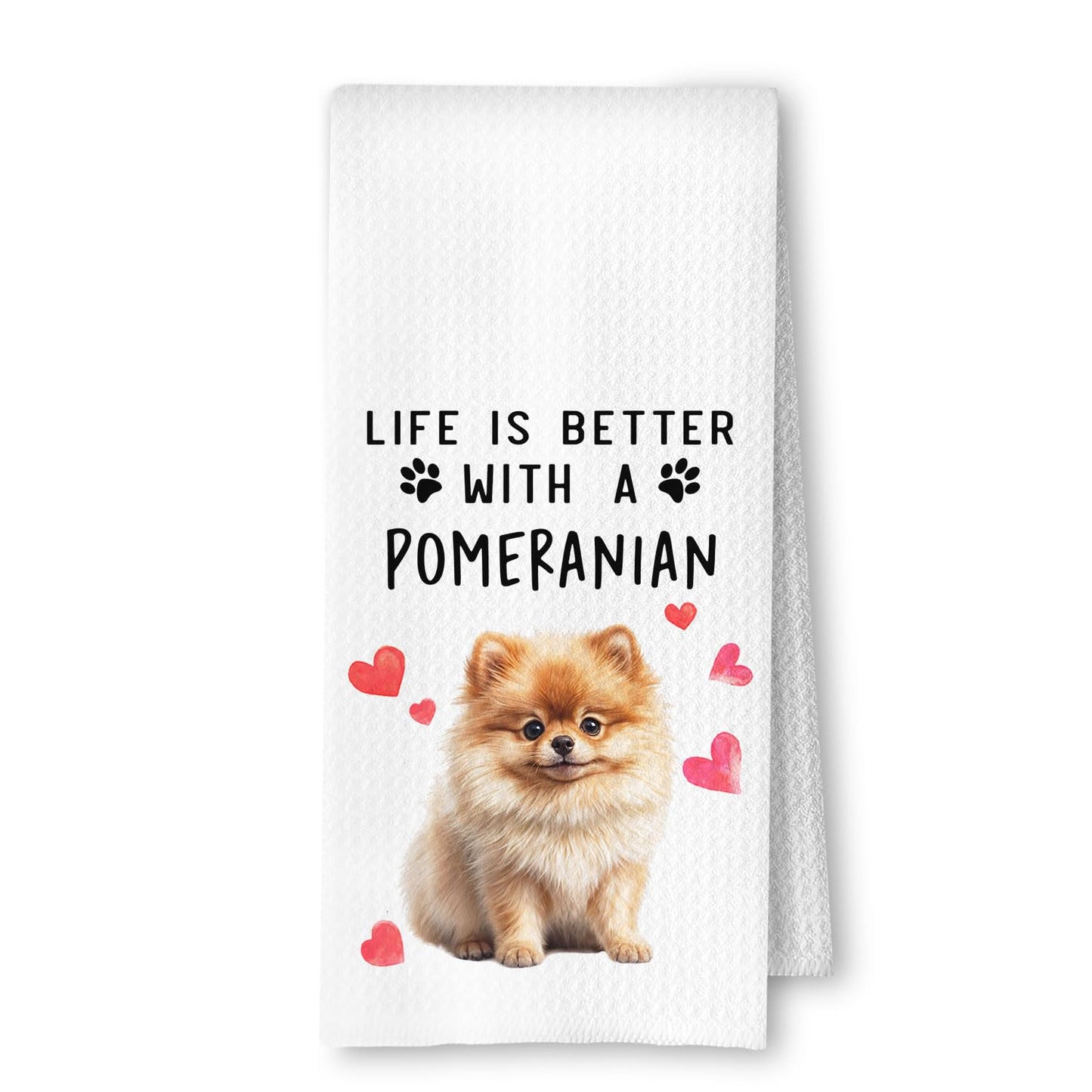 Cavapoo Dog Kitchen Towels, Cavapoo Gifts for Women Dish Tea Towels for Kitchen Decor, Dog Lovers Mom Gifts Decorative Hand Towel for Bathroom, 16x24 Inches