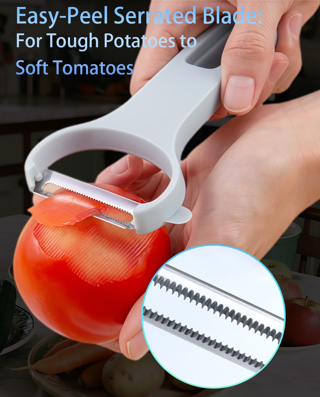 Vegetable Peeler Set 3-Piece Kitchen Peelers for Potato, Veggie, Fruit