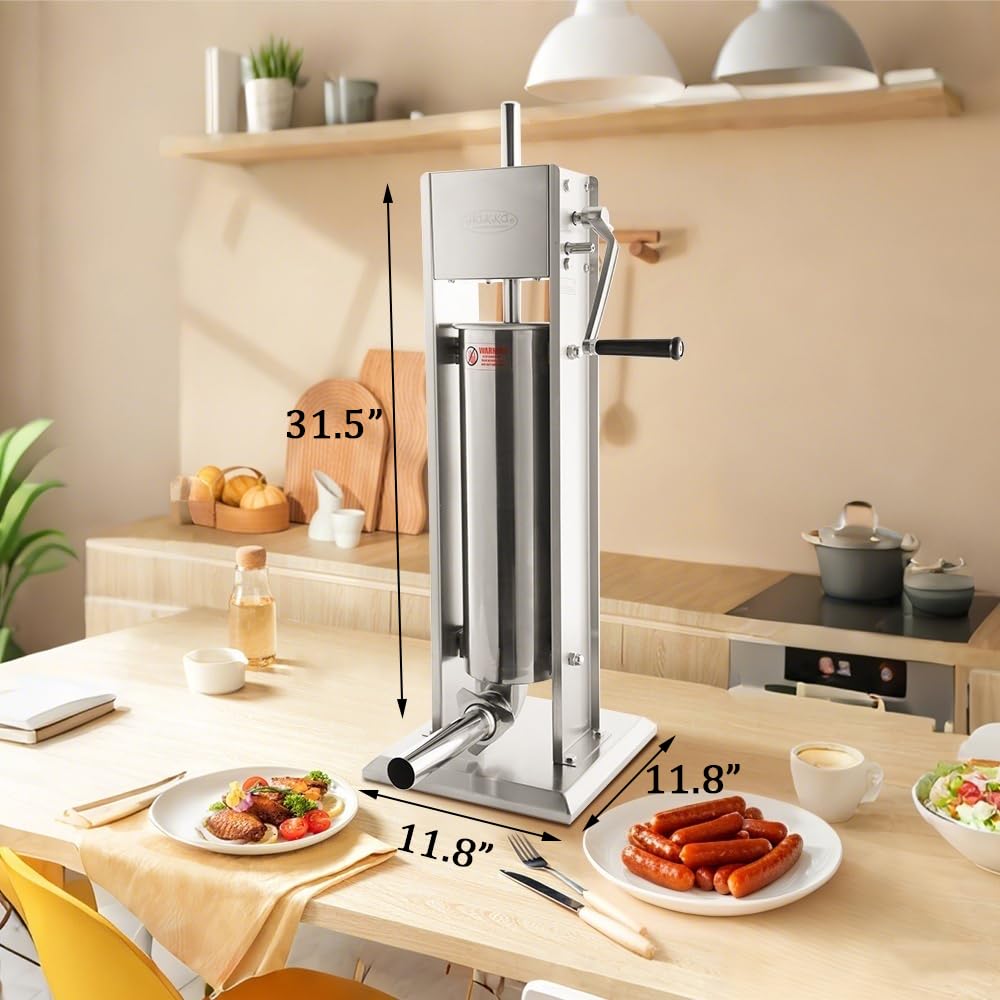 Hakka 7Lb/3L Sausage Stuffers and Vertical Sausage Makers