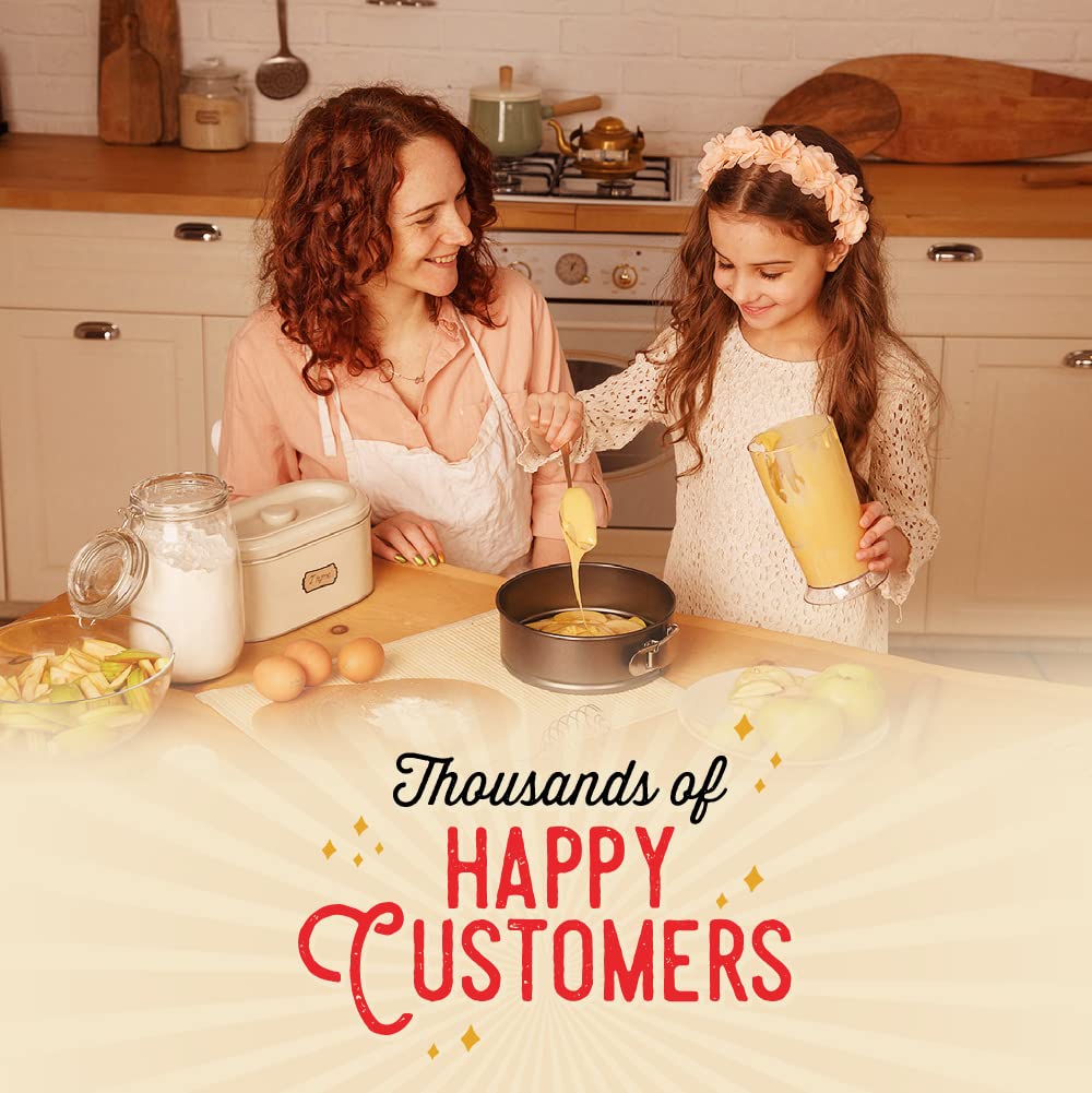 [220 Liners] Heavy Duty 8 Inch Parchment Rounds Paper Baking Sheets | Precut Silicone Coated & Unbleached – Will Not Curl or Burn – Non-Toxic & Comes in Convenient Packaging