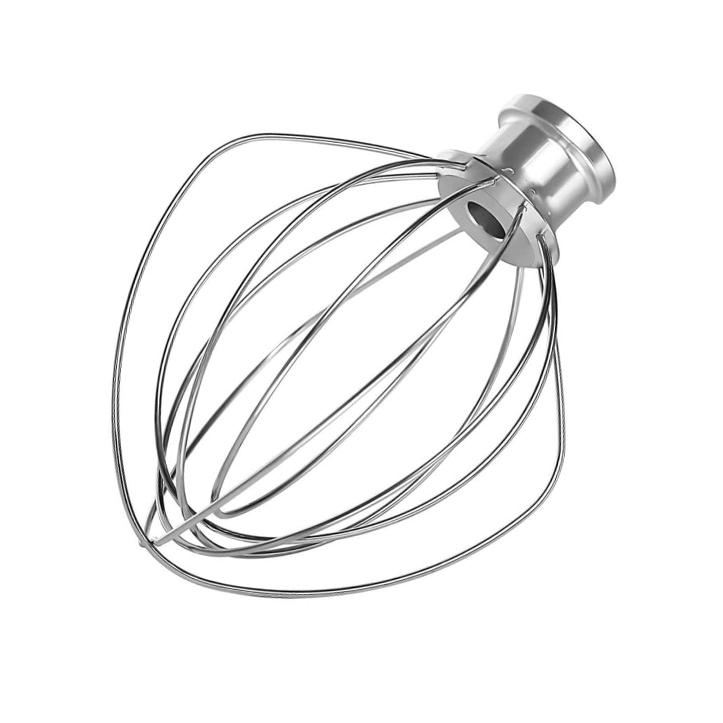 Whole Stainless Steel K45WW Whisk Attachment for KitchenAid 4.5-5 Tilt-Head Mixer, Dishwasher Safe Wire Whip for Kitchen Aid