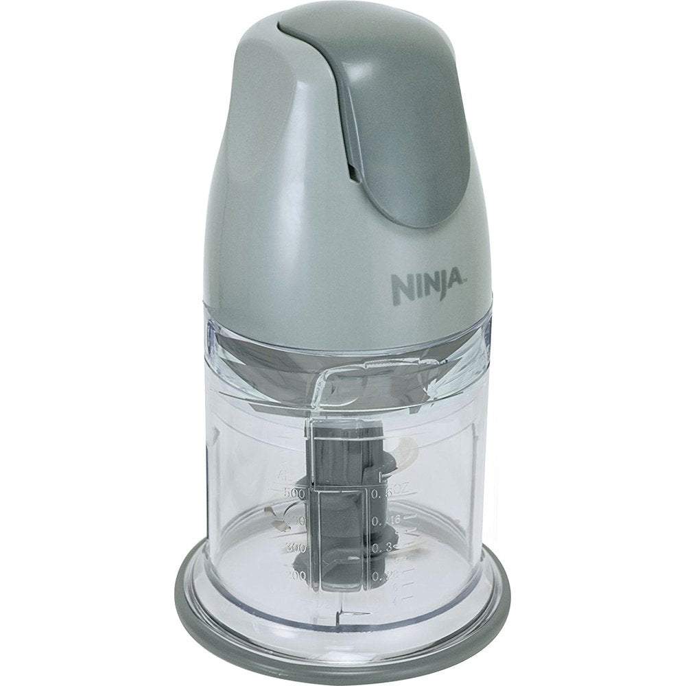 Ninja QB1004 Blender/Food Processor with 450-Watt Base, 48oz Pitcher, 16oz Chopper Bowl, and 40oz Processor Bowl for Shakes, Smoothies, and Meal Prep,Black