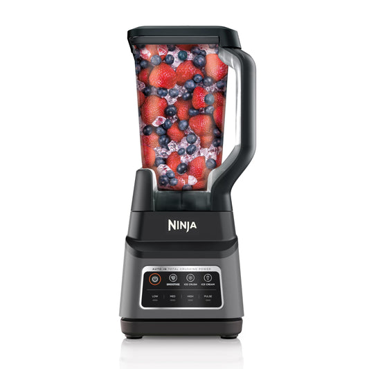 Ninja BN801 Professional Plus Kitchen System, 1400 WP, 5 Functions for Smoothies, Chopping, Dough & More with Auto IQ, 72-oz.* Blender Pitcher, 64-oz. Processor Bowl, (2) 24-oz. To-Go Cups, Grey