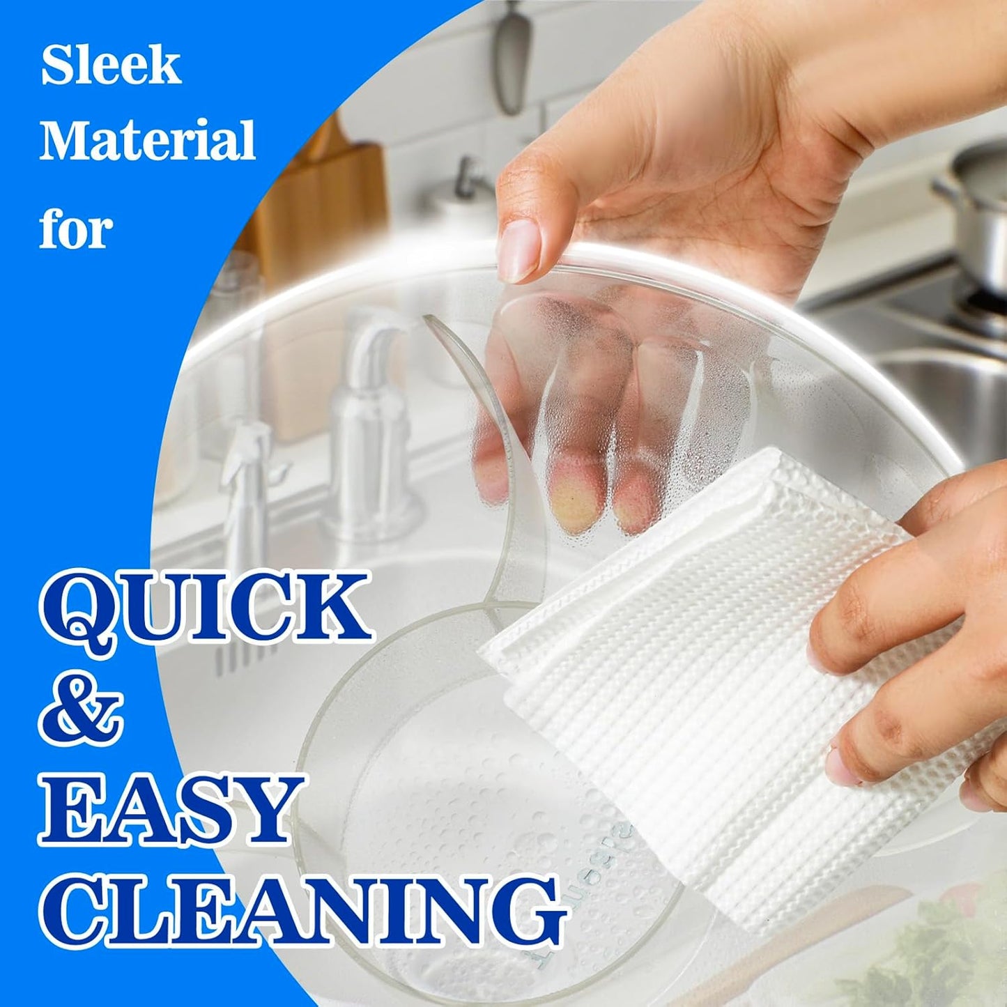 Round Spice Organizer Box with Lid – 5-Compartment Clear Seasoning Container for Kitchen – BPA-Free Food Grade Storage for Herbs, Dried Chili, Star Anise & More