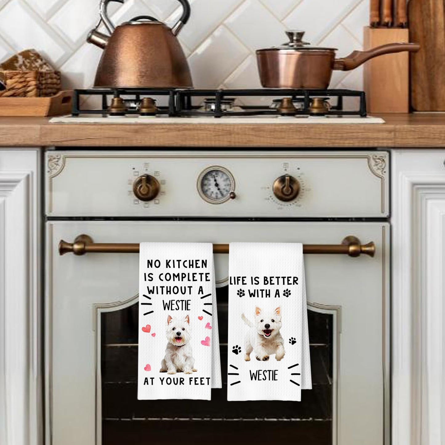 Cavapoo Dog Kitchen Towels, Cavapoo Gifts for Women Dish Tea Towels for Kitchen Decor, Dog Lovers Mom Gifts Decorative Hand Towel for Bathroom, 16x24 Inches