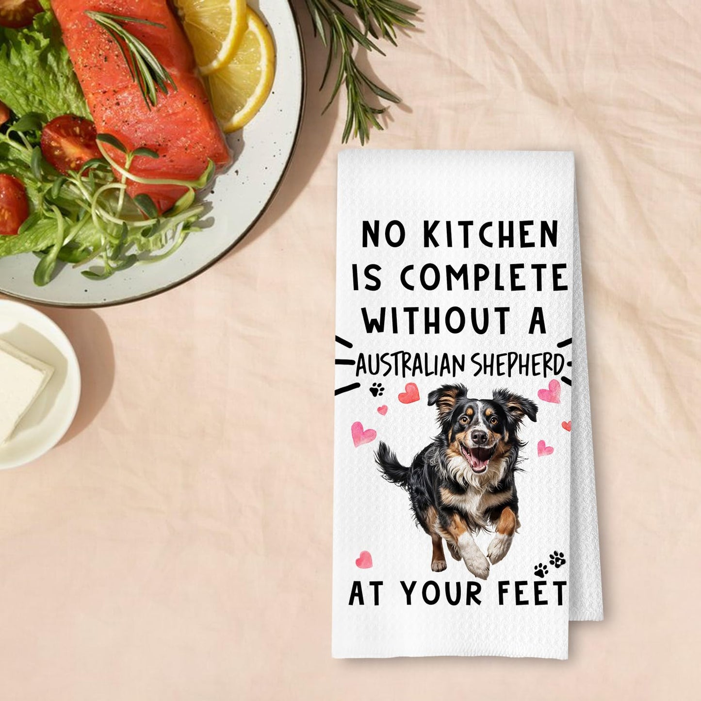 Cavapoo Dog Kitchen Towels, Cavapoo Gifts for Women Dish Tea Towels for Kitchen Decor, Dog Lovers Mom Gifts Decorative Hand Towel for Bathroom, 16x24 Inches