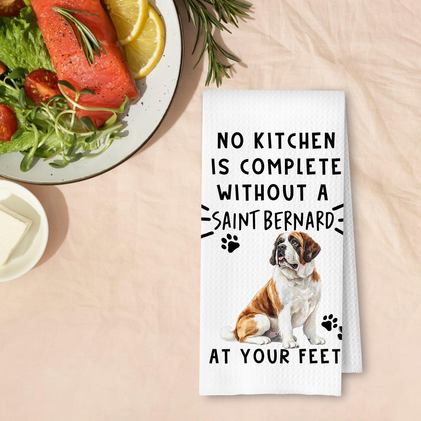 Cavapoo Dog Kitchen Towels, Cavapoo Gifts for Women Dish Tea Towels for Kitchen Decor, Dog Lovers Mom Gifts Decorative Hand Towel for Bathroom, 16x24 Inches