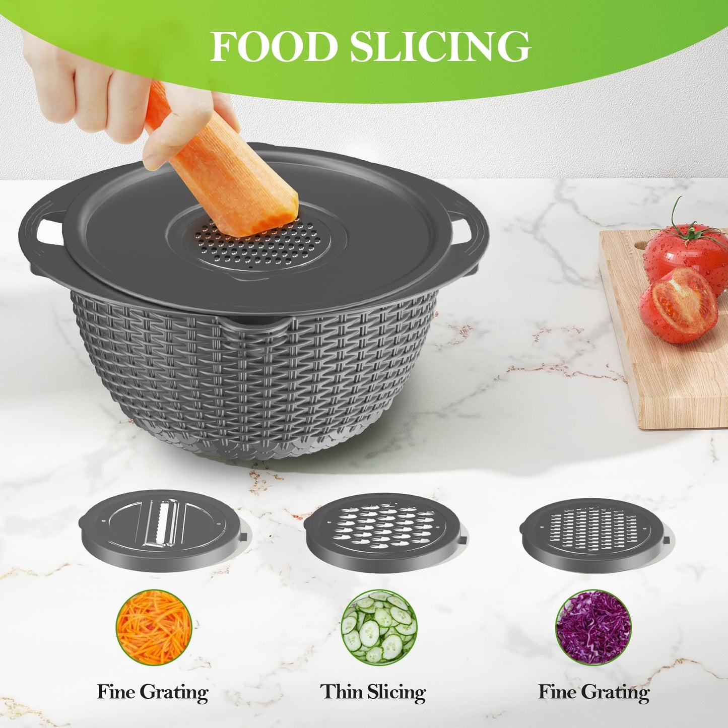 Over the Sink Colander - Strainers and Colanders - Stainless Steel Strainer - Expandable Sink Colander with Rubber Grip for Strain, Drain, Rinse Fruits, Vegetables, Home Kitchen Essentials