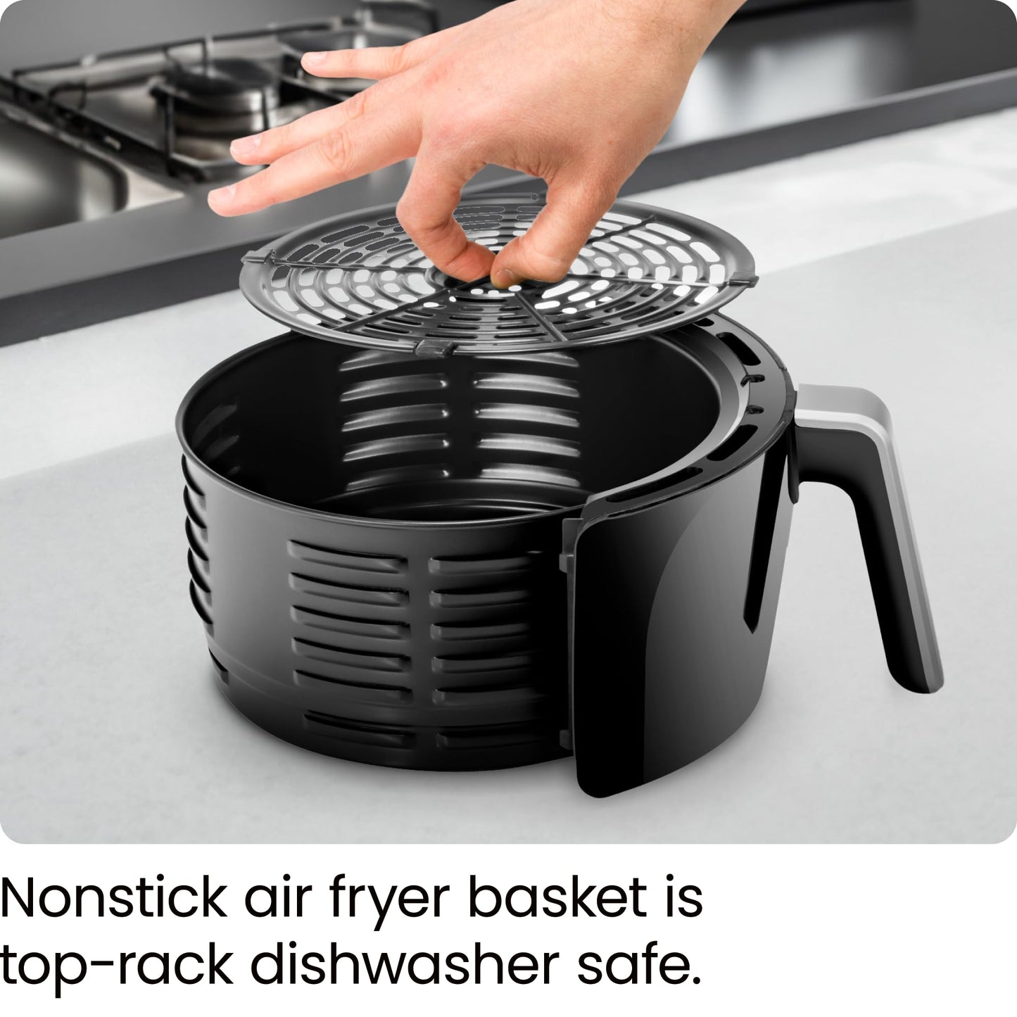 CHEFMAN Multifunctional Digital Air Fryer+ Rotisserie, Dehydrator, Convection Oven, 17 Touch Screen Presets Fry, Roast, Dehydrate, Bake, XL 10L Family Size, Auto Shutoff, Large Easy-View Window, Black