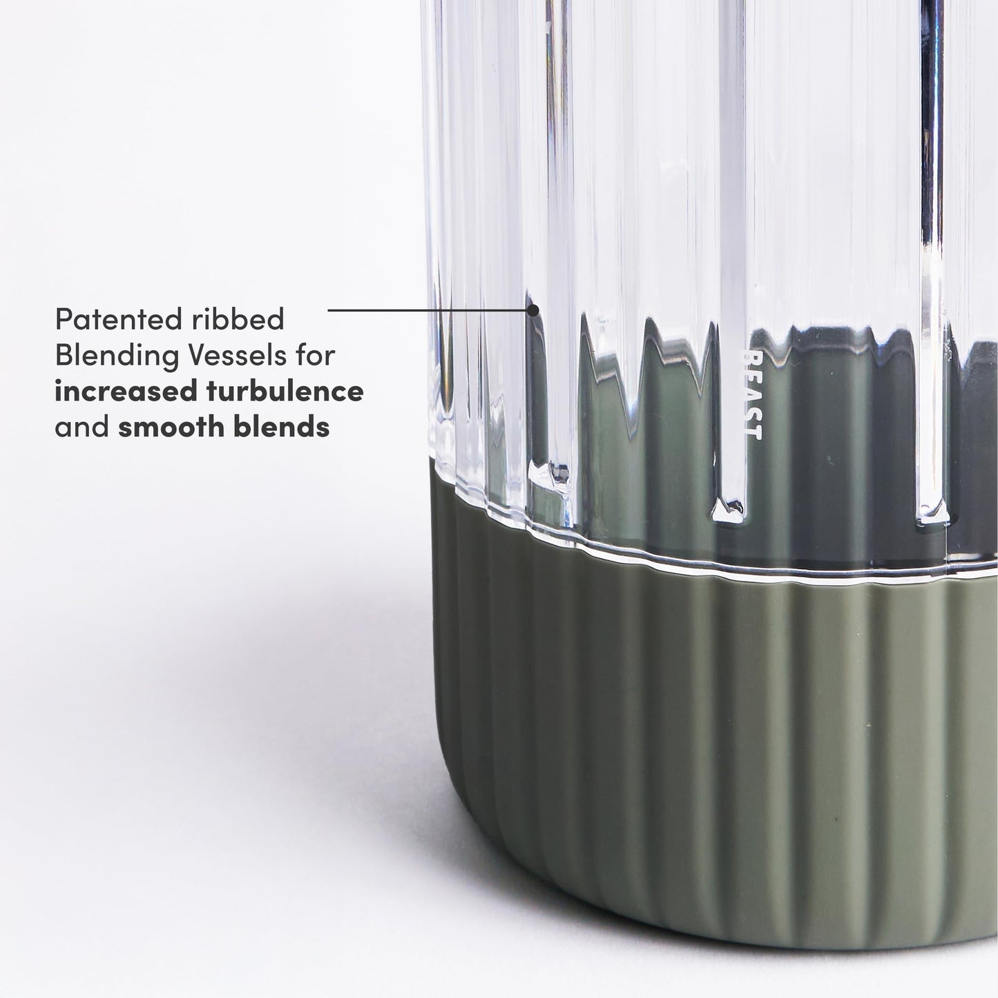 Beast Mega 1200 Plus | Premium Countertop Blender | Smoothies, Shakes, Sauces, Dips, Soups | Blends Ice and Frozen Fruit | XL Vessel | With Extra Vessels, Straw System | (Charcoal, 120V)