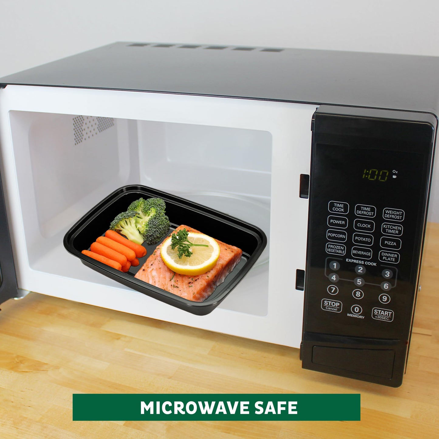 Freshware Meal Prep Containers [150 Pack] 1 Compartment with Lids, Food Storage Containers, Bento Box, BPA Free, Stackable, Microwave/Dishwasher/Freezer Safe (24 oz)