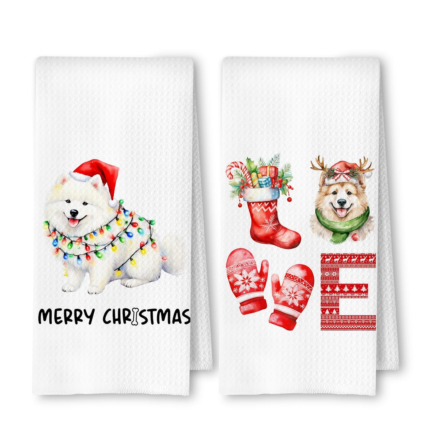 Cavapoo Dog Kitchen Towels, Cavapoo Gifts for Women Dish Tea Towels for Kitchen Decor, Dog Lovers Mom Gifts Decorative Hand Towel for Bathroom, 16x24 Inches