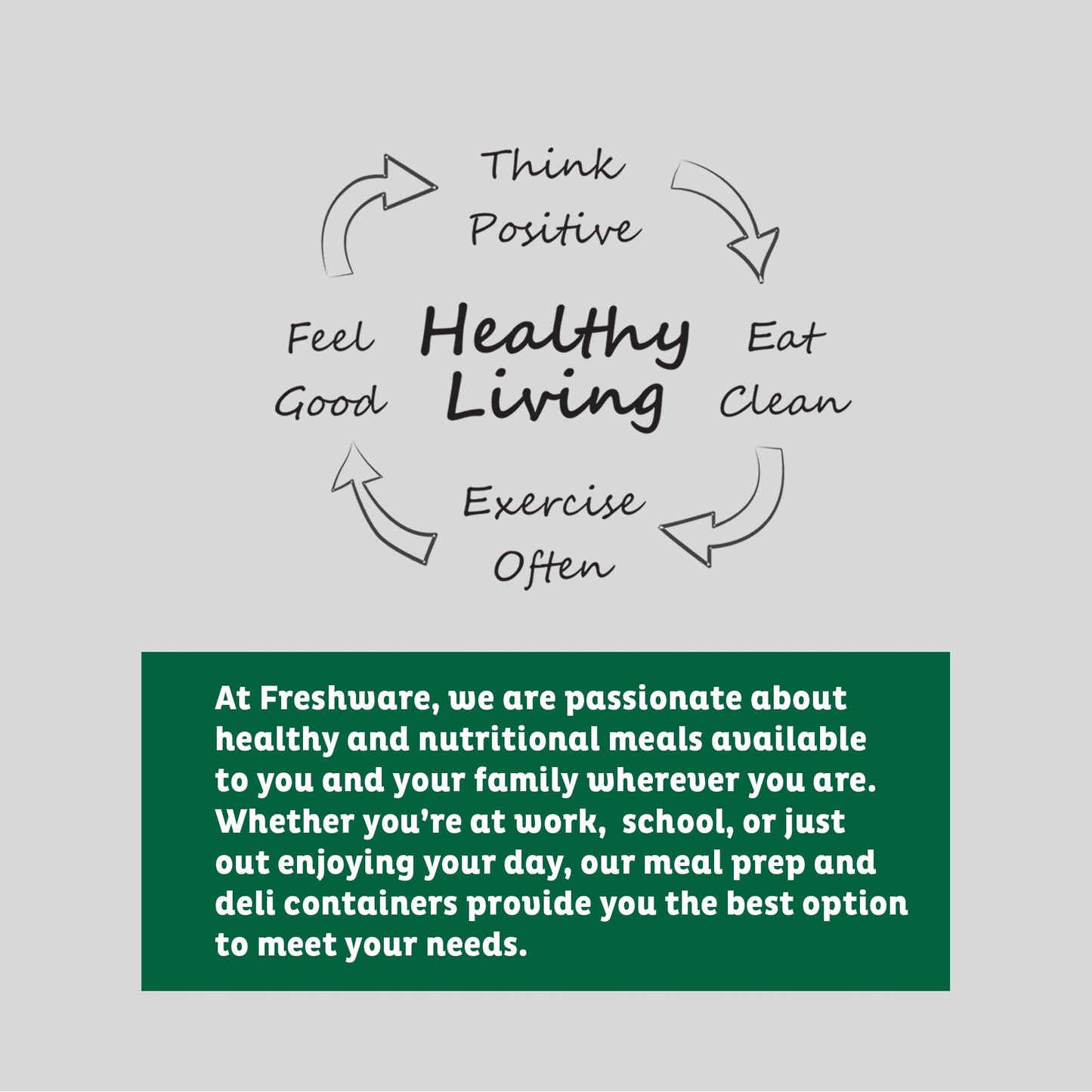 Freshware Meal Prep Containers [150 Pack] 1 Compartment with Lids, Food Storage Containers, Bento Box, BPA Free, Stackable, Microwave/Dishwasher/Freezer Safe (24 oz)