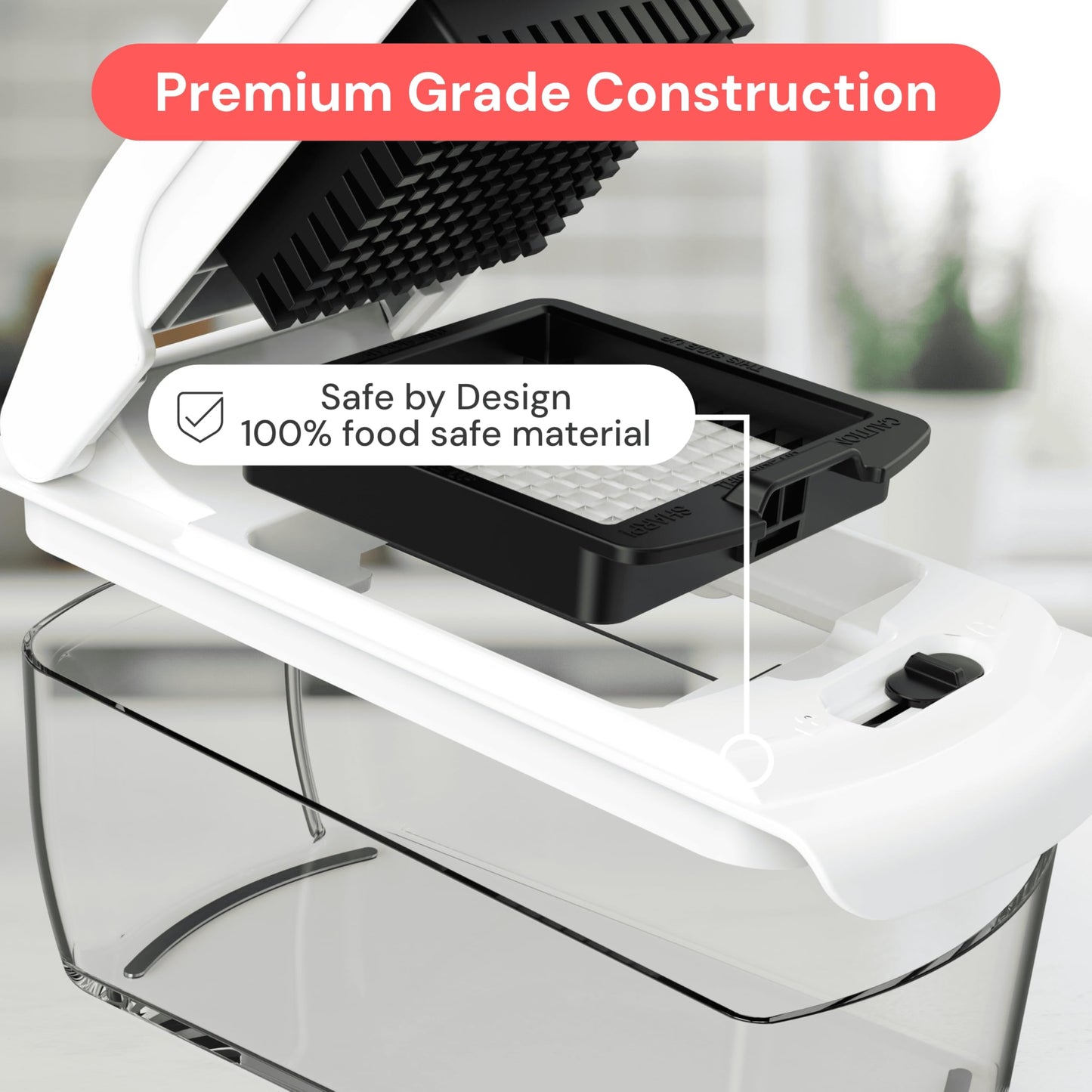 Fullstar The Original Pro Chopper - Vegetable Chopper and Spiralizer, Food Chopper with Container, Fruit Slicer, Kitchen Gadgets & Gifts, Home Essentials (8 in 1, White)