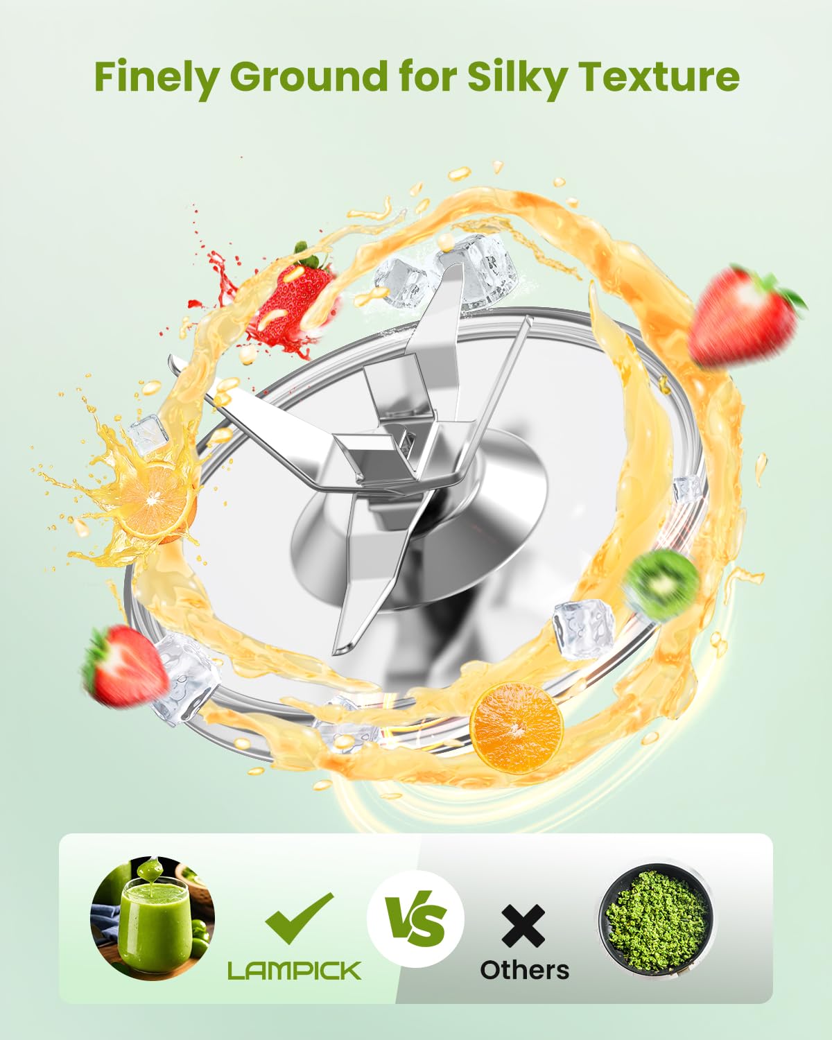 Blender for Smoothie, 900W Personal Blender for Shakes and Smoothies with 2 * 22oz BPA Free Portable Cups, Small Juicer for Protein Shake, Baby Food, Frozen Drink