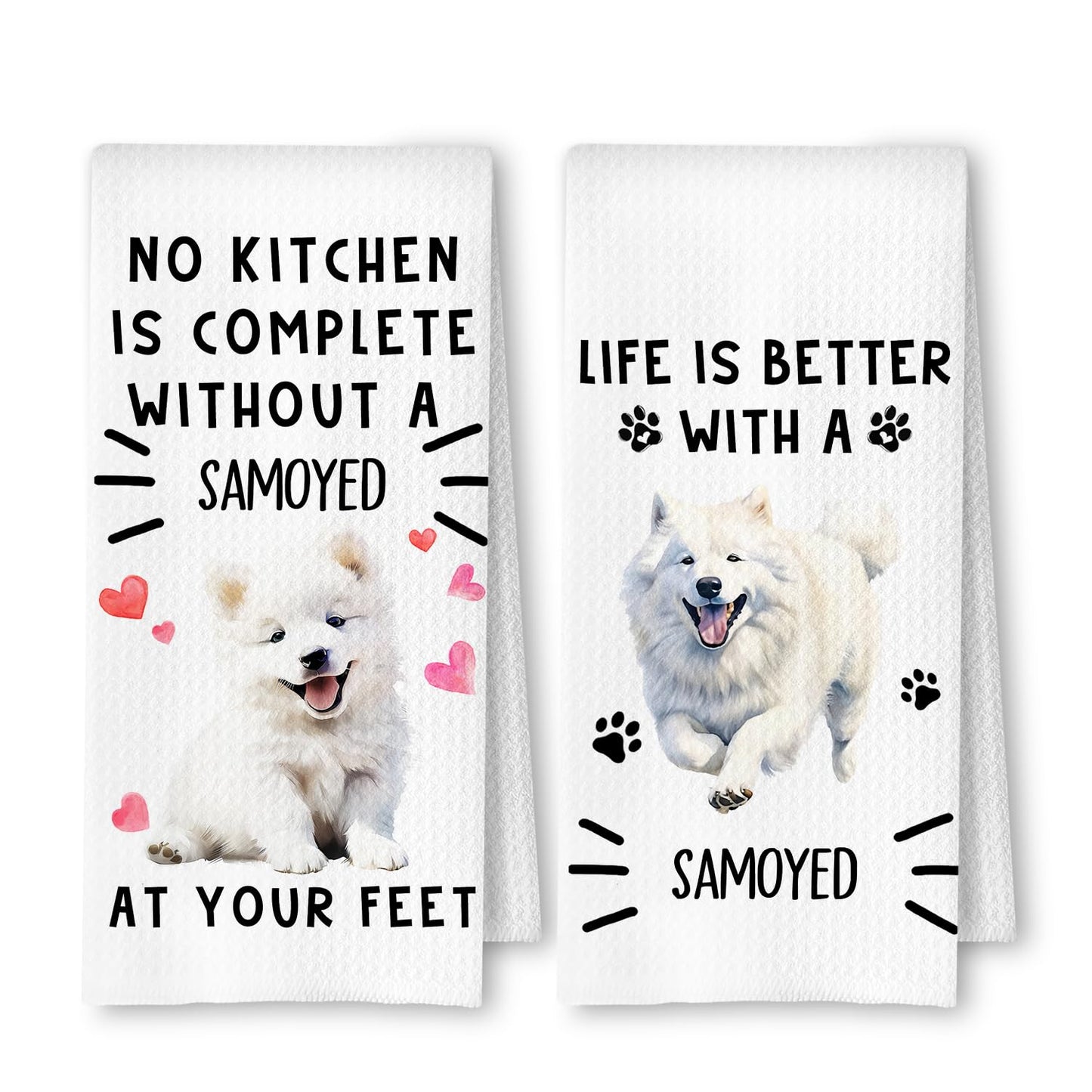 Cavapoo Dog Kitchen Towels, Cavapoo Gifts for Women Dish Tea Towels for Kitchen Decor, Dog Lovers Mom Gifts Decorative Hand Towel for Bathroom, 16x24 Inches