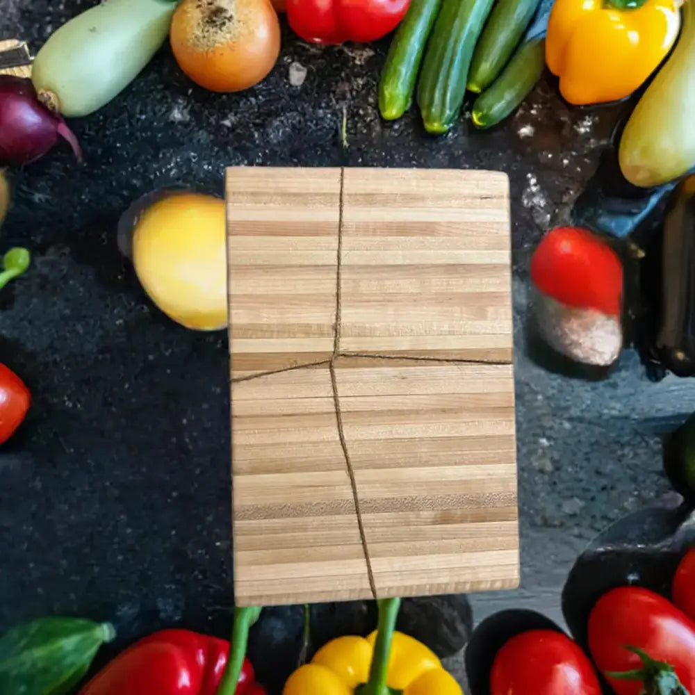 8" x 12" x 1.5" Handmade Cutting Board - Hard Maple, Eco-Friendly (SB-3719) - Stewarts Blocks and Boards