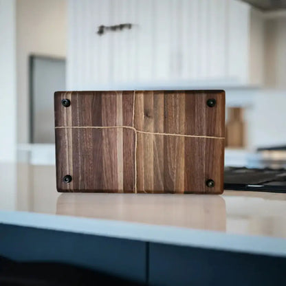 8" x 13" x 1.75" Handmade Black Walnut Cutting Board - Eco-Friendly, Durable & Stylish (SB-3711) - Stewarts Blocks and Boards