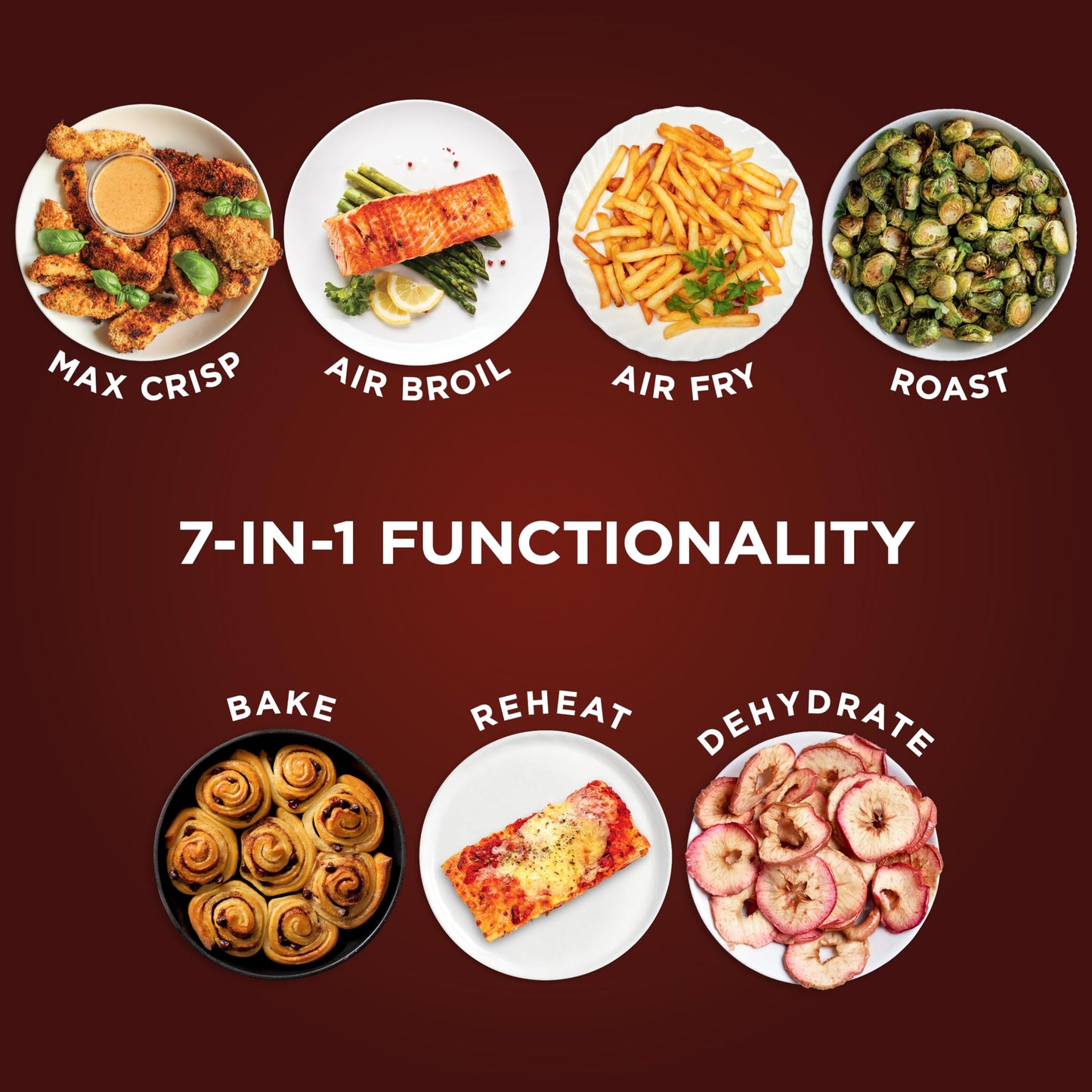 Ninja | Air Fryer | 6.5 QT Pro XL Capacity fits 9lbs of Wings | 6-in-1 Max Crisp, Air Fry, Roast, Bake, Reheat & Dehydrate | Nonstick Basket, Crisper Plate & Recipe Guide | Grey | AF181