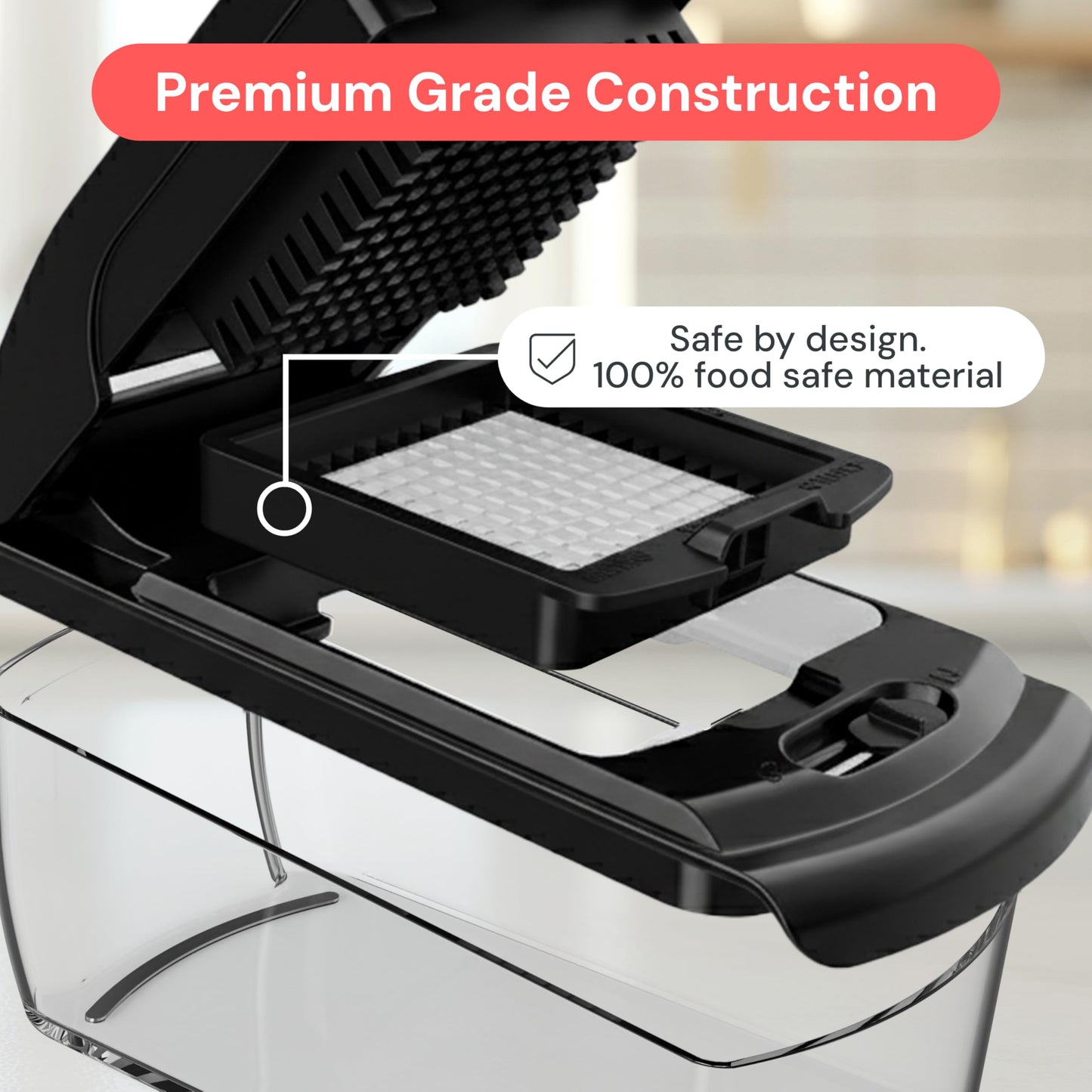 Fullstar The Original Pro Chopper - Vegetable Chopper and Spiralizer, Food Chopper with Container, Fruit Slicer, Kitchen Gadgets & Gifts, Home Essentials (8 in 1, White)