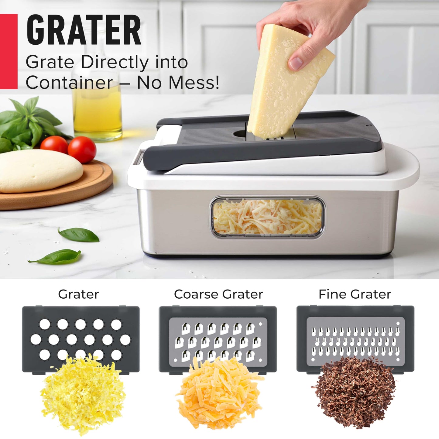 Mueller The Real Original Pro Chopper since 2013 Vegetable Chopper Mandoline Slicer, 8 Blade Food Veggie Chopper Onion Vegetable Cutter with Container, Kitchen Gadgets & Essentials, (10 in 1)