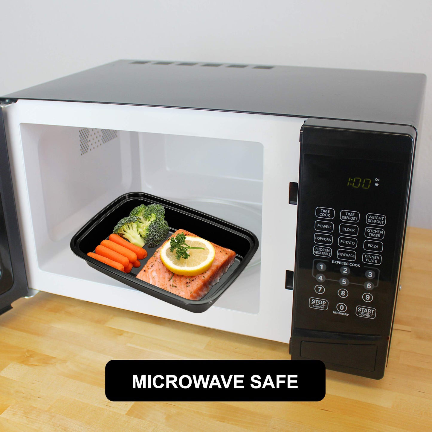 Freshware Meal Prep Containers [150 Pack] 1 Compartment with Lids, Food Storage Containers, Bento Box, BPA Free, Stackable, Microwave/Dishwasher/Freezer Safe (24 oz)